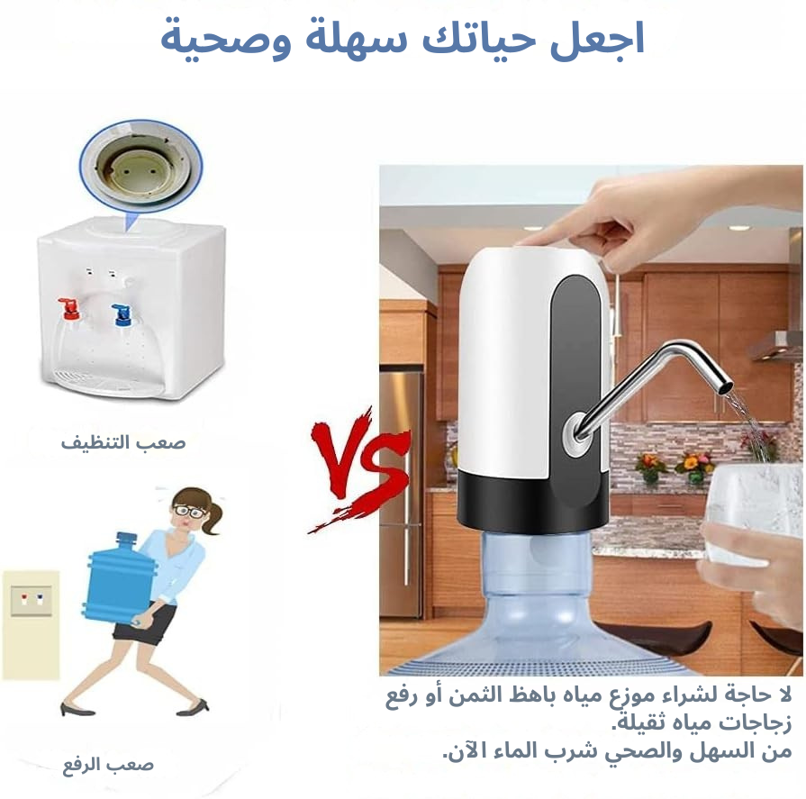 مضخة الماء قابلة للشحن - الصورة 3